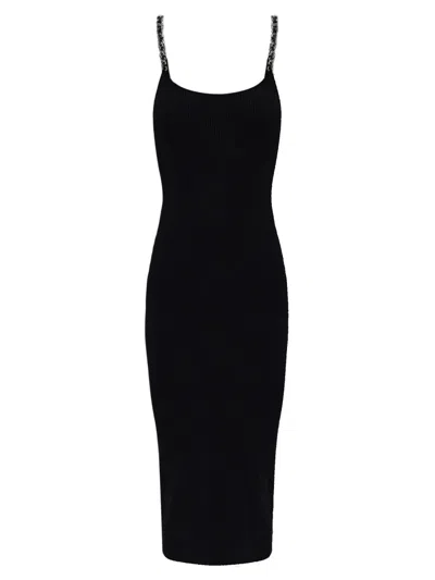 Michael Michael Kors Michael By Michael Kors Slim Fit Sweater Suit For Women In Black