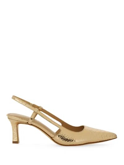 Michael Michael Kors Michael By Michael Kors Slingback Pumps In Gold