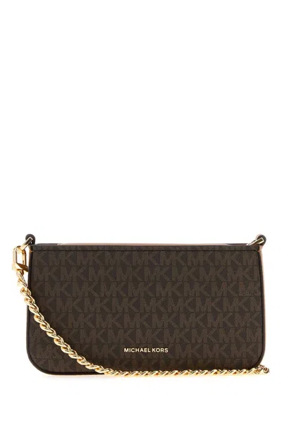 Michael Michael Kors Michael By Michael Kors Sm Conv Xbody Pouchette In Brown