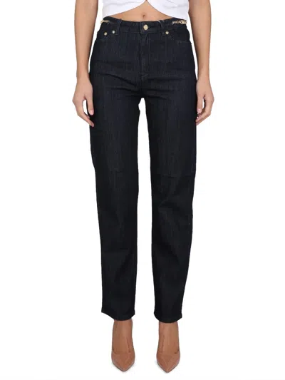 Michael Michael Kors Michael By Michael Kors Straight Leg Jeans In Blue