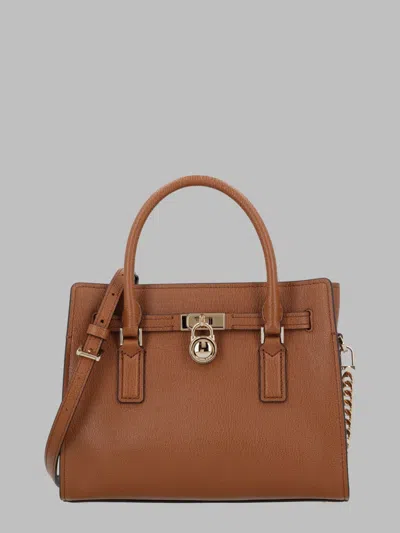 Michael Michael Kors Michael By Michael Kors Structured Satchel Bag With Top Handle And Shoulder Strap, 21 Cm X 27.5 Cm X In Buff