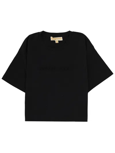 Michael Michael Kors Michael By Michael Kors T Shirt With Logo In Black
