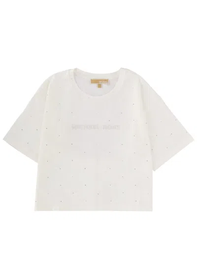 Michael Michael Kors Michael By Michael Kors T Shirt With Logo In White