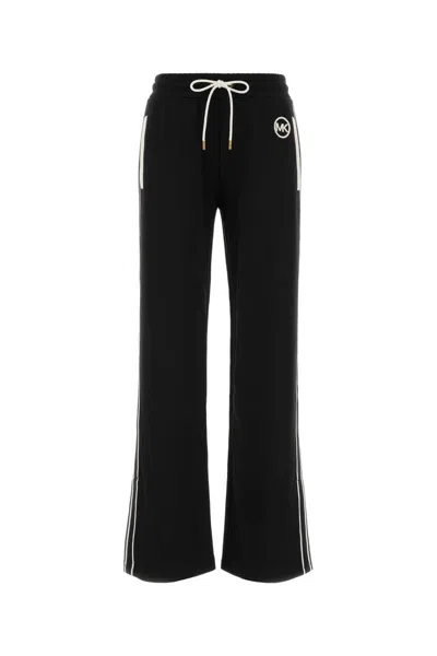 Michael Michael Kors Michael By Michael Kors Tech Fabric Joggers For Women In Black