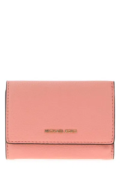 Michael Michael Kors Michael By Michael Kors Trifold Wallet In Pink