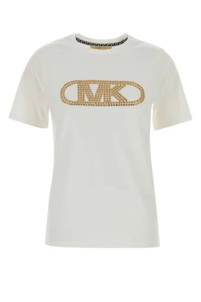 Michael Michael Kors Michael By Michael Kors Tshirt In White