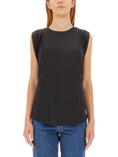 Michael Michael Kors Michael By Michael Kors Viscose Tops. In Black