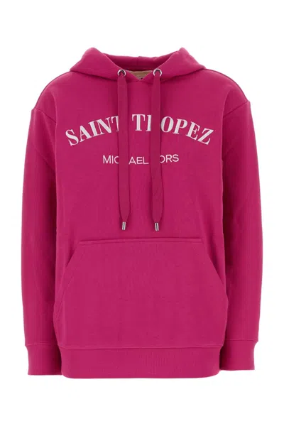 Michael Michael Kors Michael By Michael Kors Women's 100% Cotton Sweatshirt In Pink