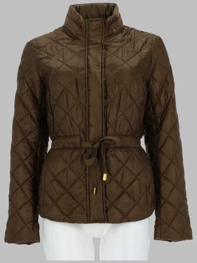 Michael Michael Kors Michael By Michael Kors Women's Duffle Coat In Green