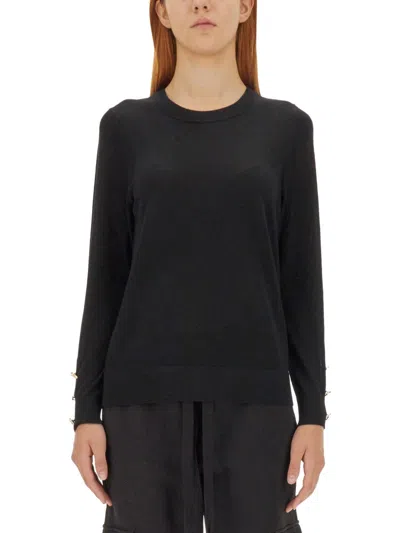 Michael Michael Kors Michael By Michael Kors Wool Jersey. In Black