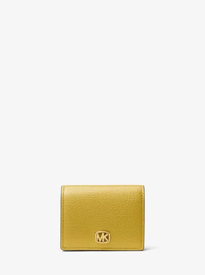 Michael Michael Kors Michael Kors Bryant Small Leather Wallet In Green