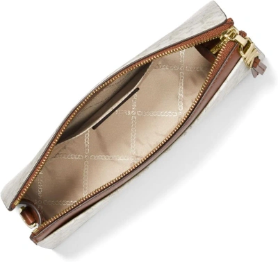 Michael Michael Kors Michael Kors Empire Large Convertible Crossbody Vanilla/luggage In White