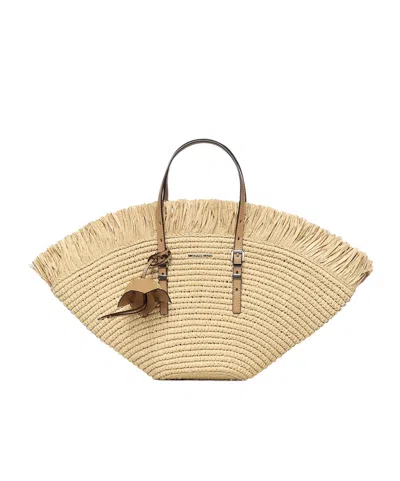 Michael Michael Kors Michael Kors Fan Fringe Tote Bag In Brown