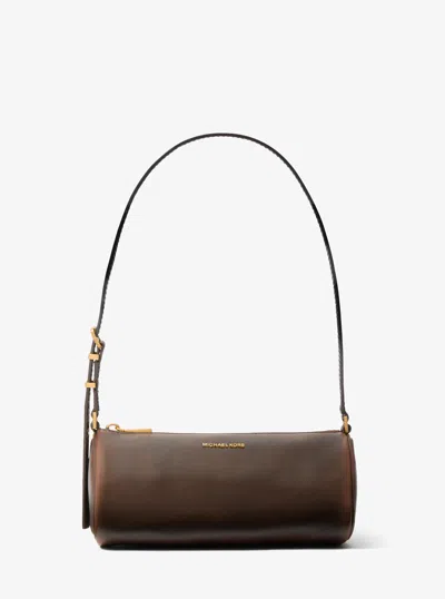 Michael Michael Kors Michael Kors Izzy Small Leather Barrel Pochette In Brown