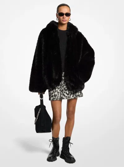 Michael Michael Kors Michael Kors • Jacket • Faux Fur • 100% Polyester • Lining: 100% Polyester • Zip Fastening • Dry Cle In Brown