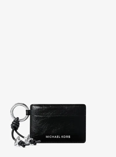 Michael Michael Kors Michael Kors Jet Set Small Card Case Wristlet In Black