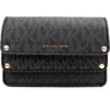 Michael Michael Kors Michael Kors Logo Faux Leather Belt Bag In Black