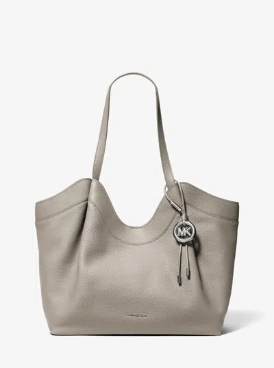 Michael Michael Kors Michael Kors Nolita Large Pebbled Leather Tote Bag In Brown