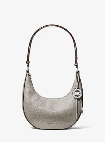 Michael Michael Kors Michael Kors Nolita Small Pebbled Leather Convertible Pochette In Brown