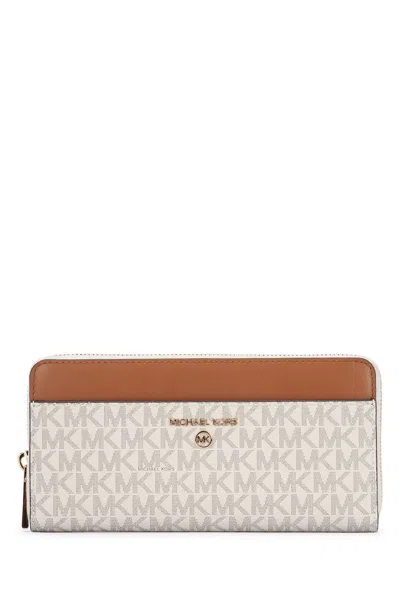 Michael Michael Kors Michael By Michael Kors Pocket Za Contntl In Brown