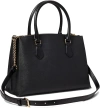 Michael Michael Kors Michael Kors Ruby Medium Satchel Black One Size In Black