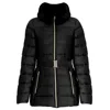 Michael Michael Kors Faux-fur Collar Quilted Jacket In Black