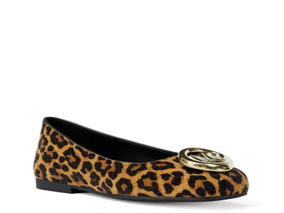Michael Michael Kors Milan Flat In Brown