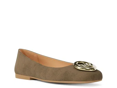 Michael Michael Kors Milan Flex Ballet Flat In Brown