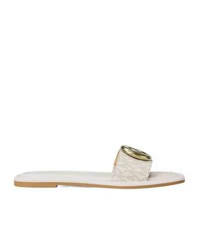Michael Michael Kors Milan Suede Ballet Flat In Neutral