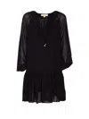 Michael Michael Kors Mini Dress In Black