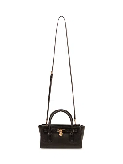 Michael Michael Kors Mini Ew Satchel Crossbody Bag In Black