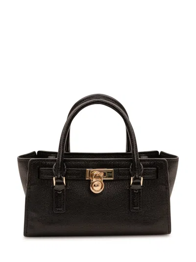 Michael Michael Kors Mini Ew Satchel Crossbody Bag In Black
