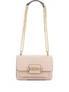 Michael Michael Kors Mini Heather Chain-strap Flap Cross-body Bag In Pink