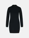 Michael Michael Kors 'mini Mock' Viscose Blend Dress In Black