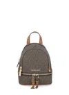 Michael Michael Kors Mini Rhea Backpack In Brown
