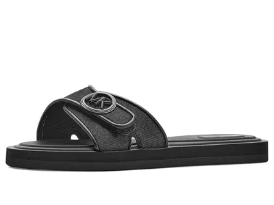 Michael Michael Kors Mk Pool Slides In Black