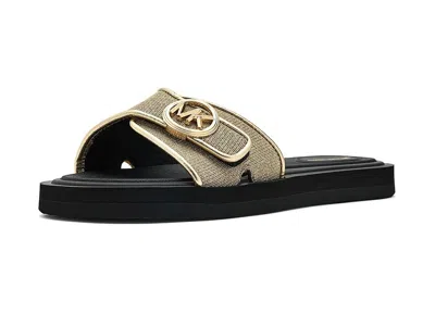 Michael Michael Kors Mk Pool Slides In Brown
