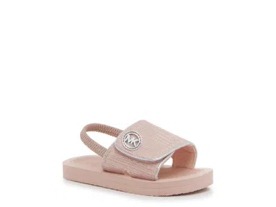 Michael Michael Kors Mmk Slide Sandal Kids' In Light Pink
