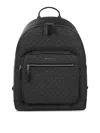 Michael Michael Kors Hudson Logoprint Backpack In Black