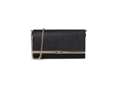 Michael Michael Kors Mona Large East/west Clutch Clutch Handbags Black: One Size