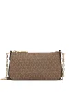 Michael Michael Kors Monogram-pattern Shoulder Bag In Brown