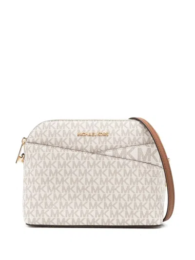 Michael Michael Kors Monogram-pattern Crossbody Bag In Pink