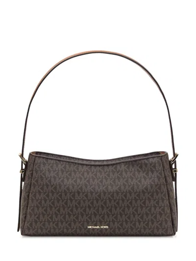 Michael Michael Kors Moore Pouch In Brn/acorn