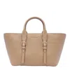 Michael Michael Kors Moore Satchel Bag In Beige