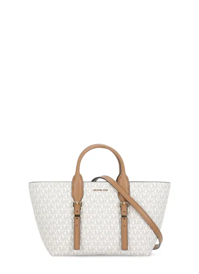 Michael Michael Kors Moore Shopping Bag In White