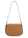 Michael Michael Kors Crosbody M Lydia Brown Plate Logo In Brown