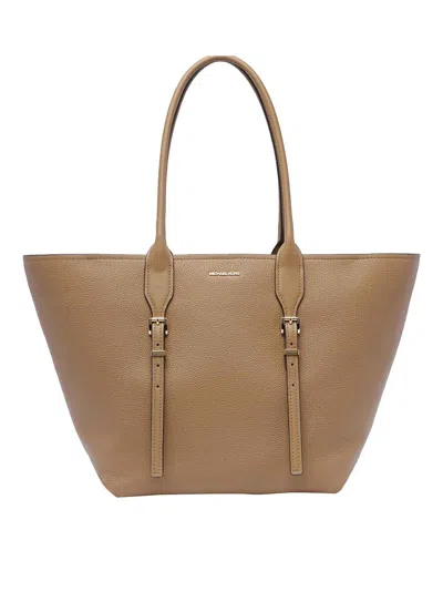 Michael Michael Kors Top Handle Shoulder Bag In Beige