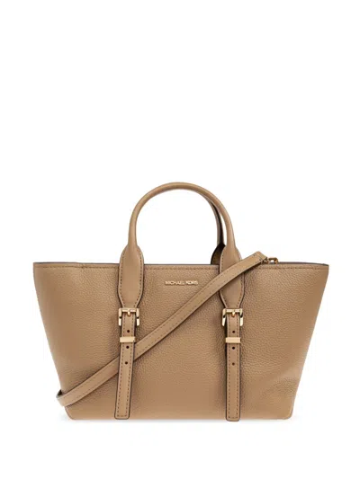 Michael Michael Kors Double Handle Shoulder Bag In Brown