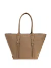 Michael Michael Kors Woman Shoulder Bag Tan Size - Cow Leather In Brown