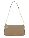 Michael Michael Kors Multicolor Mesh Long Dress In Brown